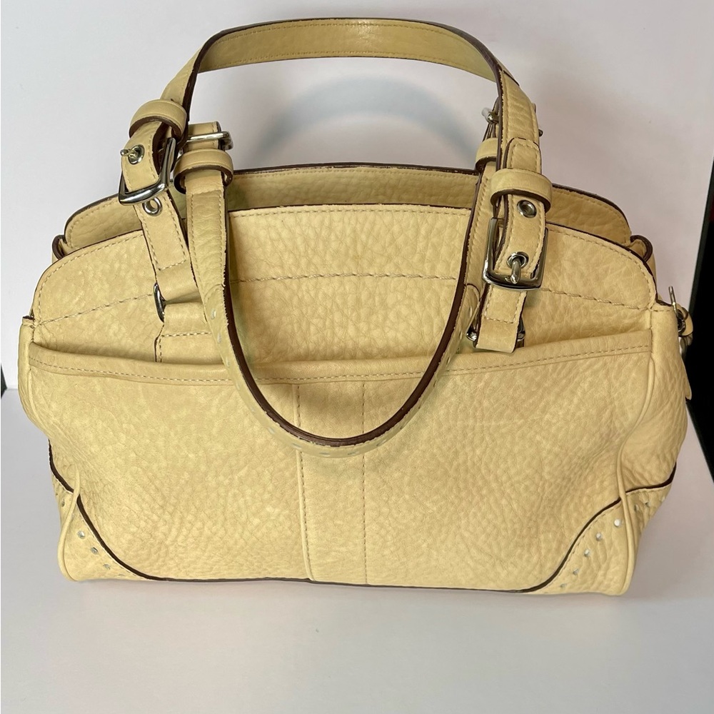 VINTAGE COACH 2004 HAMPTON PEBBLED LEATHER SATCHEL 👜